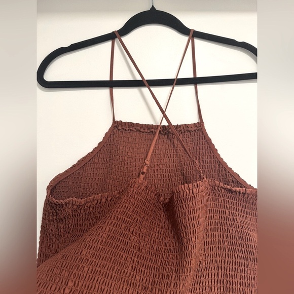 Burnt Orange Halter Top - Picture 3 of 3